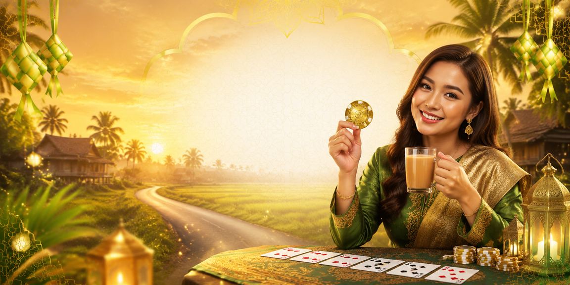 Pengguna Malaysia bermain rummy semasa Hari Raya dengan kawalan diri yang baik